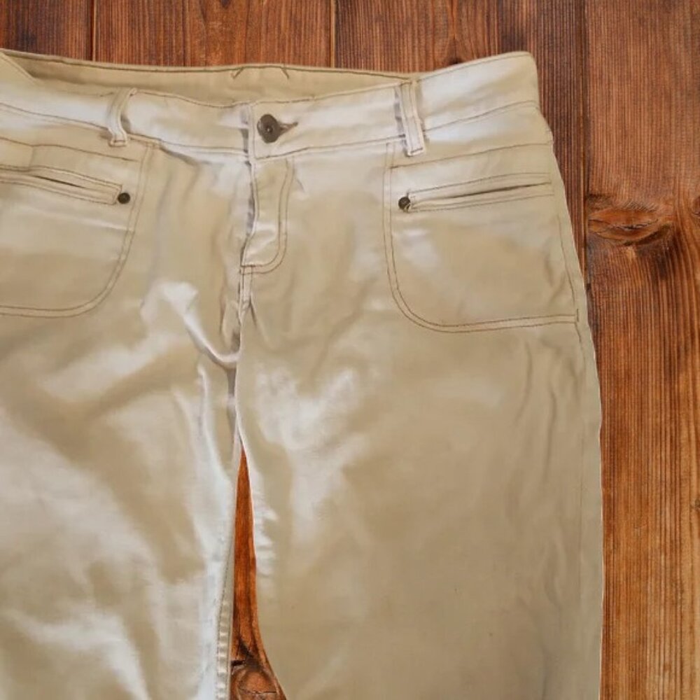 White Casual Pants